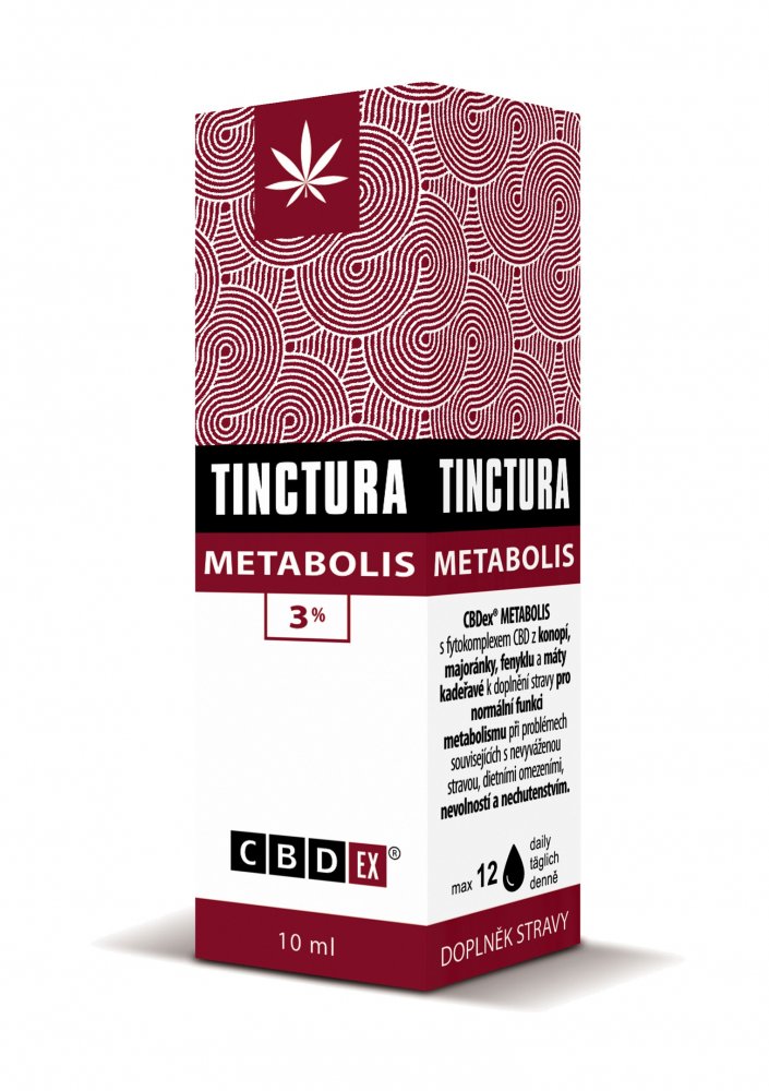 CBDex Tinctuur METABOLIS 3%, 10 ml
