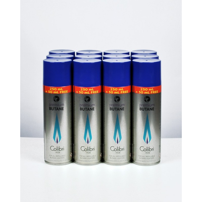 Colibri butaan Navulling 300 ml - verpakking van 12 flessen