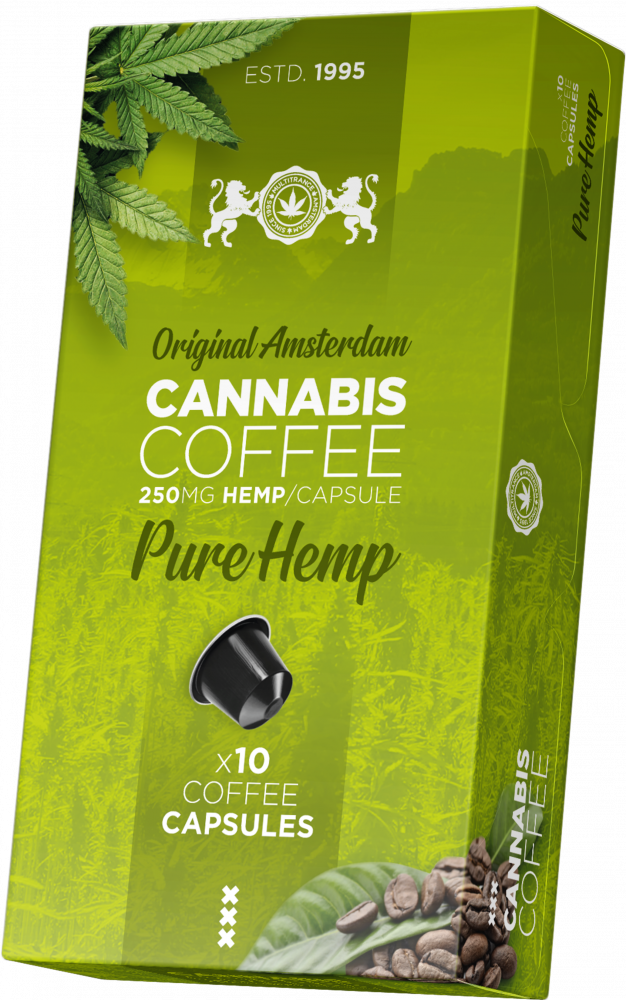 Cannabis Koffie Capsules (250 mg Hennep) - Doos (10 dozen), 1000 g