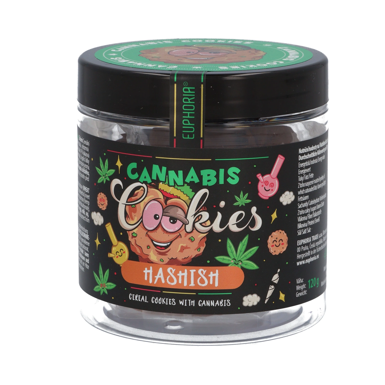 Euphoria Hašiš z kanabisových sušienok, 120 g