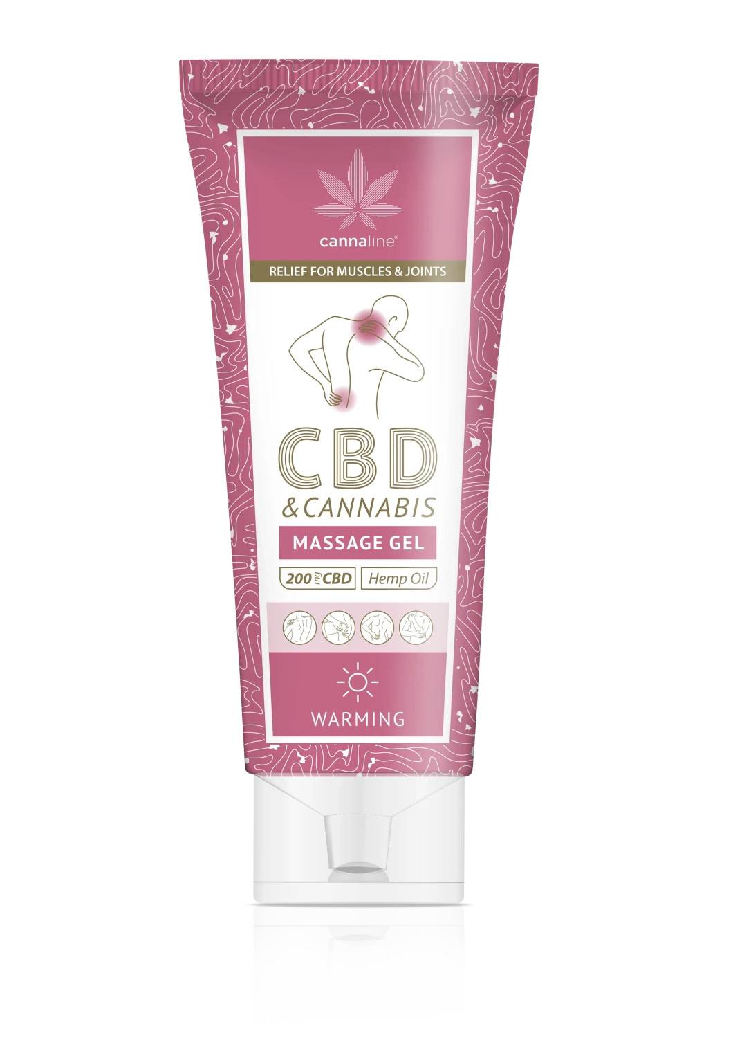 Cannaline CBD a hrejivý gél s konope, 200 mg CBD, 270 g