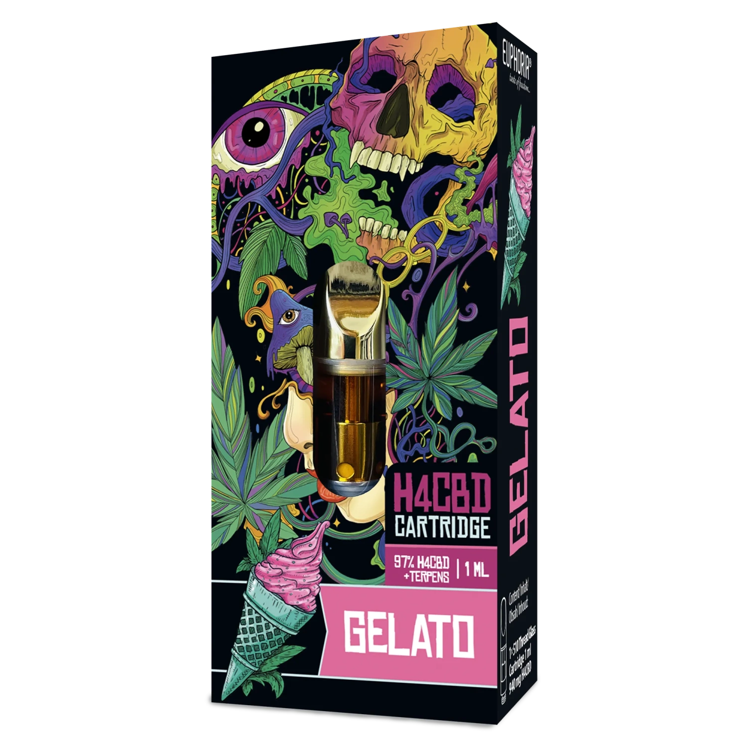 Euphoria H4CBD-patroon Gelato, H4CBD 97%, 1 ml