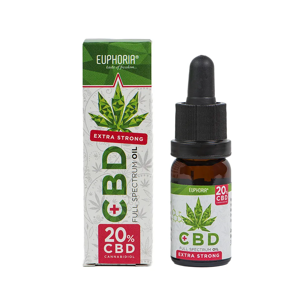 Euphoria CBD olej 20%, 10 ml, 2000 mg