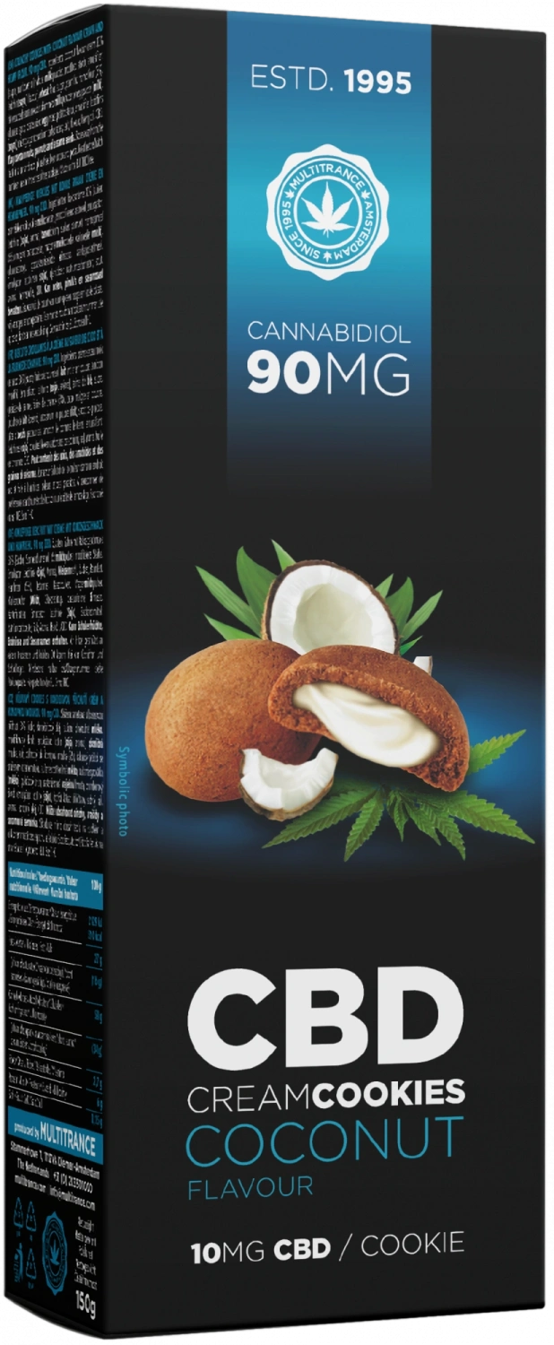 CBD Kokosroomkoekjes (90 mg), 150 g
