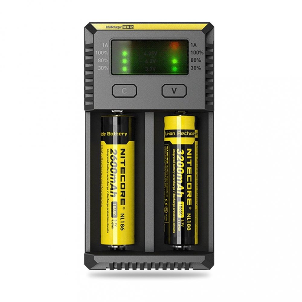 Nitecore Intellicharger i2 - Multifunctionele batterijlader