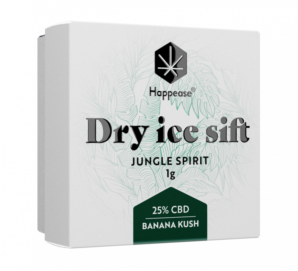 Happease - Extract Jungle geest Droogijs zeven, 25% CBD, 1g