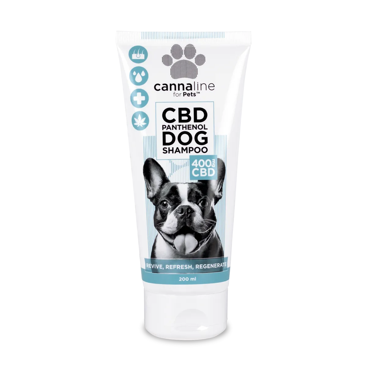 Cannaline CBD Šampon pro psy s panthenolem, CBD 400 mg, 200 ml