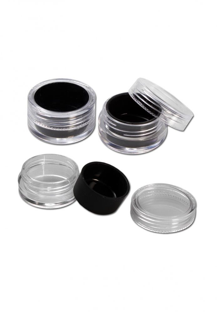 Olie Black Leaf Plastic blik met siliconen inleg - 10 ml zwart