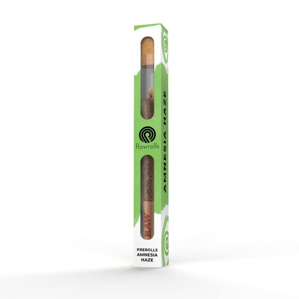 Flowrolls CBD-prerolls Amnesie Haze, 50 mg CBD, 0,8 g