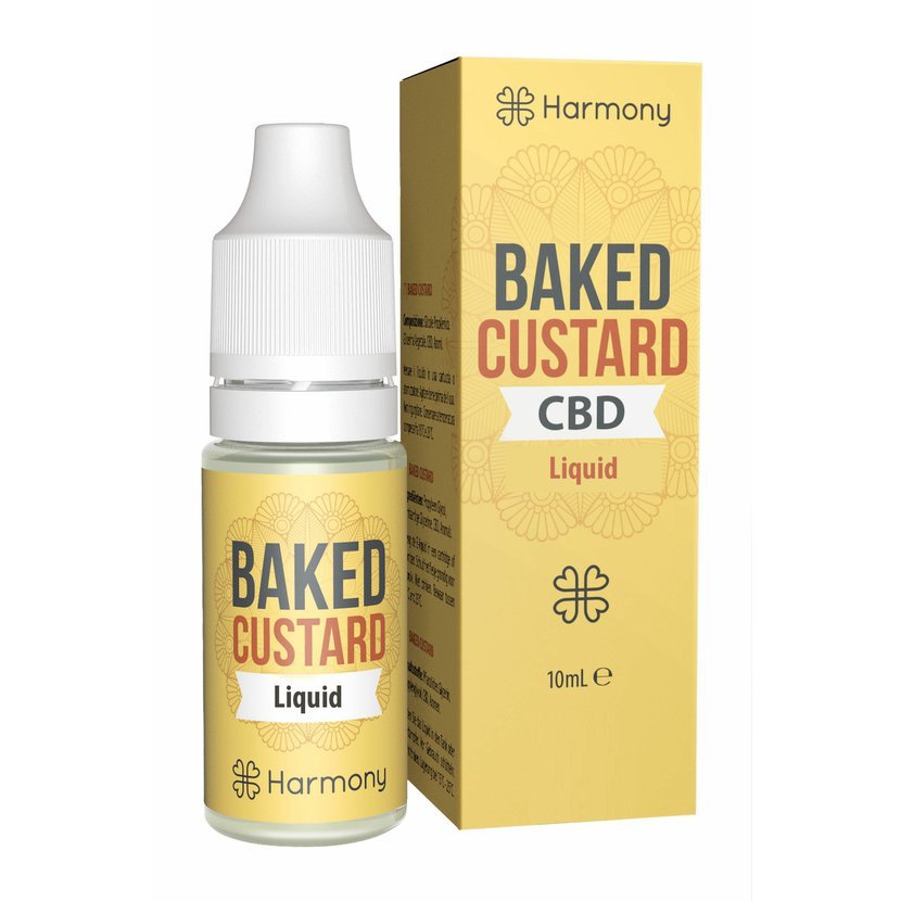Harmony CBD Tekutý pečený puding 10 ml, 30-600 mg CBD 100 mg CBD