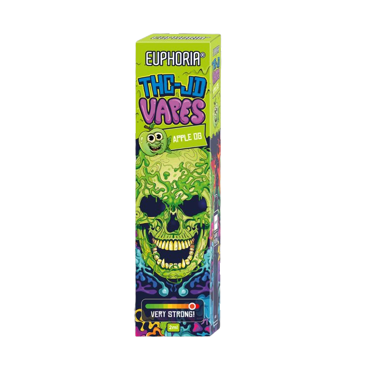 Euphoria THCJD Wegwerpvape-pen Apple OG, 90% THCJD, 2 ml