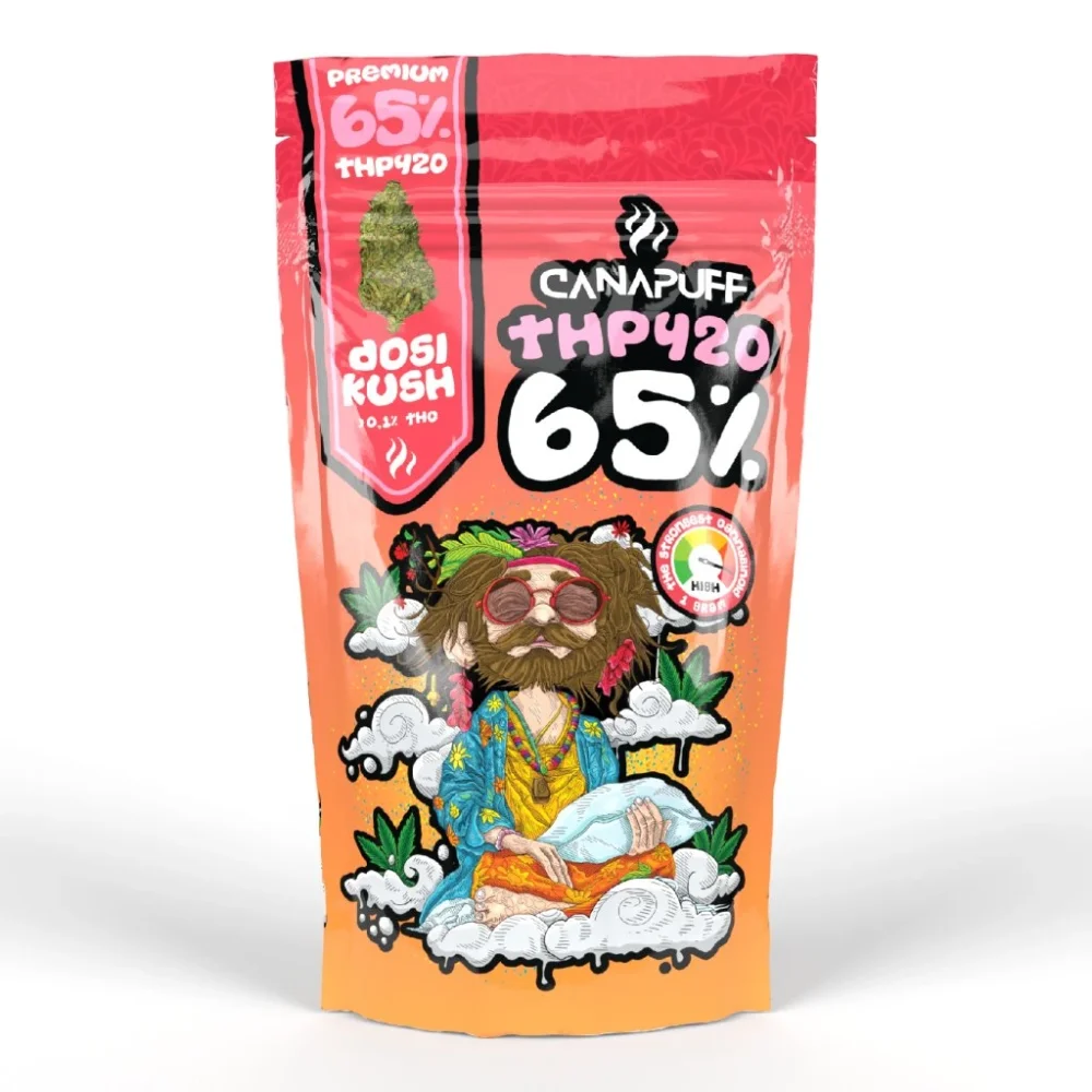 CanaPuff THP420 Flower Dosi Kush, THP420 65 %, 1 - 5 g