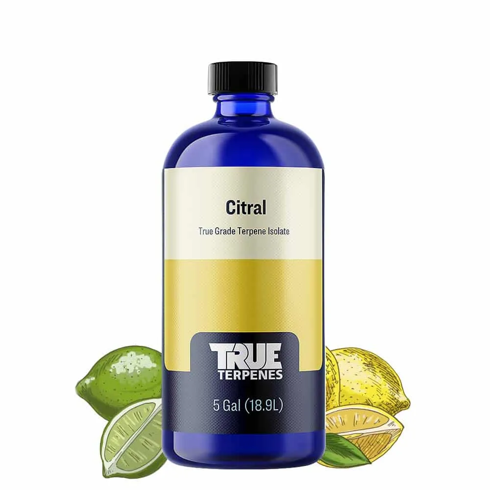 True Terpenes Terpeenisolaten Citral (5 ml - 960 ml)