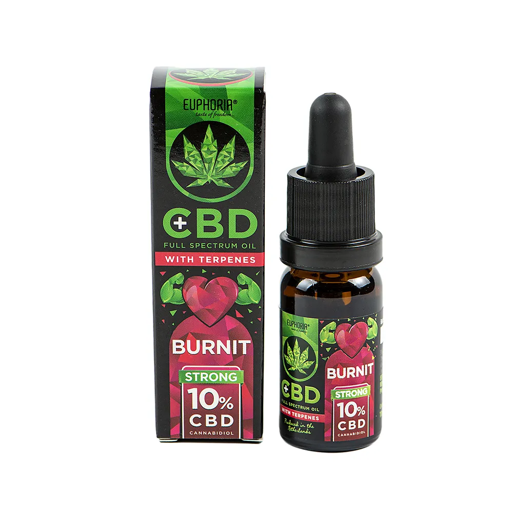 Euphoria CBD 10% olej s terpénmi, 10 ml, 1000 mg - Burnit