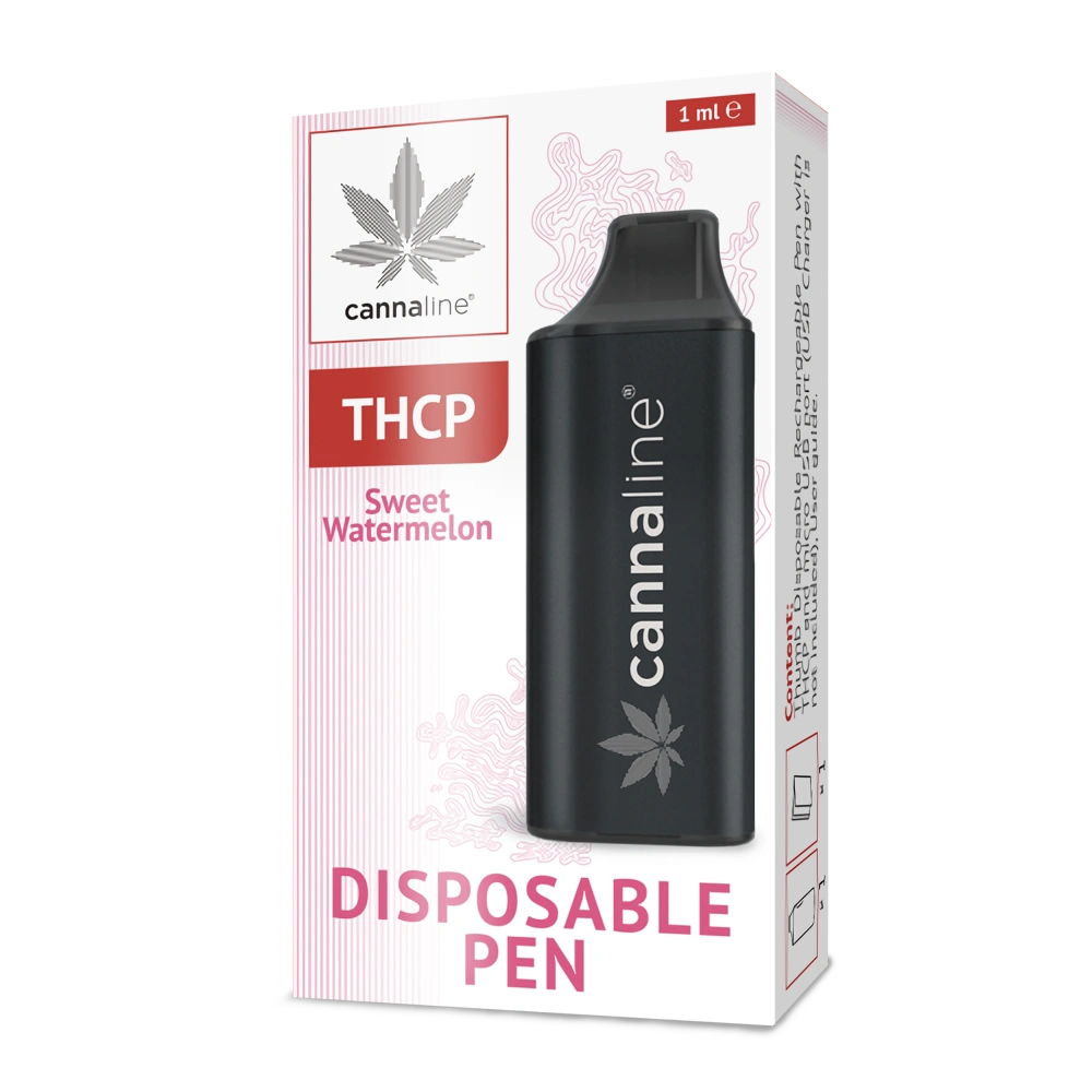 Cannaline THCP Wegwerpvape-pen Zoete Watermeloen, 1 ml
