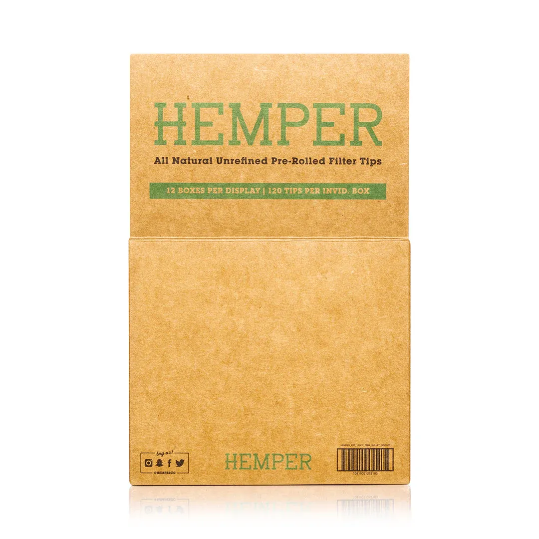 HEMPER PreRolled Bullet Filter 120 ks