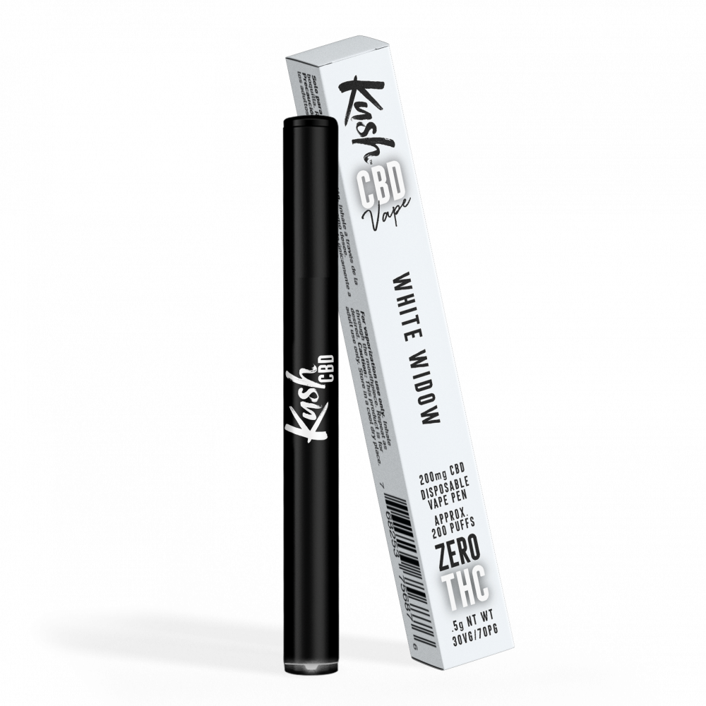 Kush CBD Vape Pen - WHITE WIDOW, 200 mg CBD, 0,5 g