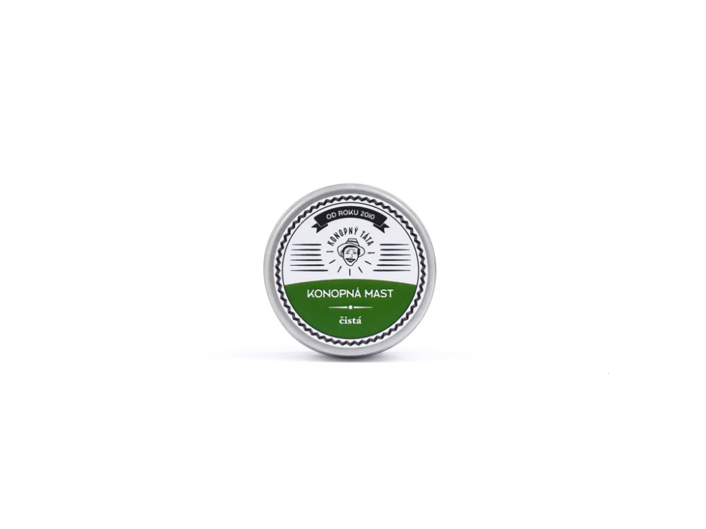 Konopný Táta Cestovní Konopná mast čistá, 17 mg CBD, 15 ml