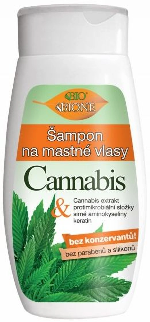 Bione Konopný vlasový šampón pre mastné vlasy, 260 ml