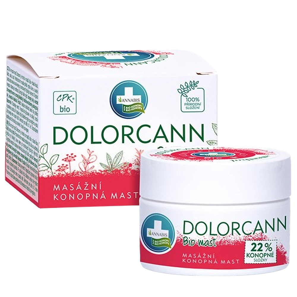 Annabis Dolorcann Bio-hennepbalsem - voor gewrichten, pezen, spieren, 50 ml