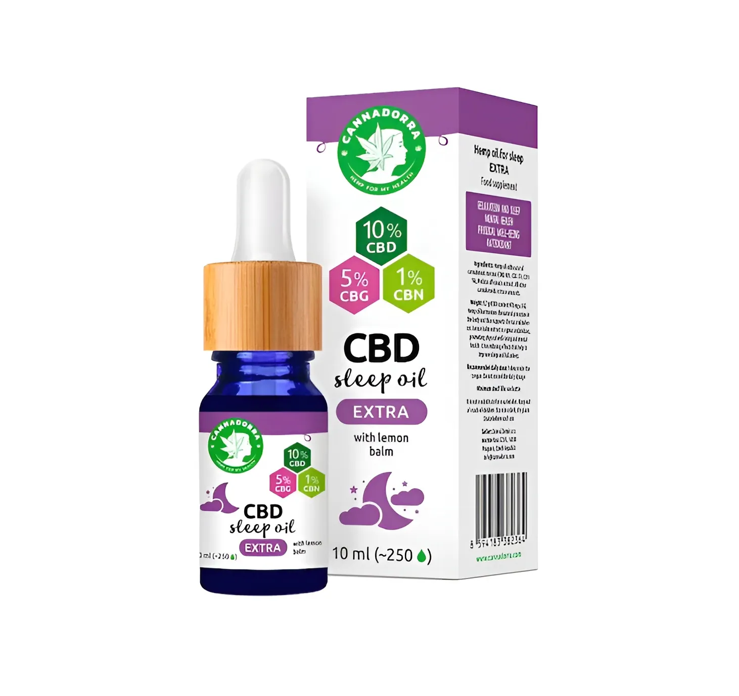 Kvapky na spanie CBD EXTRA 10 ml