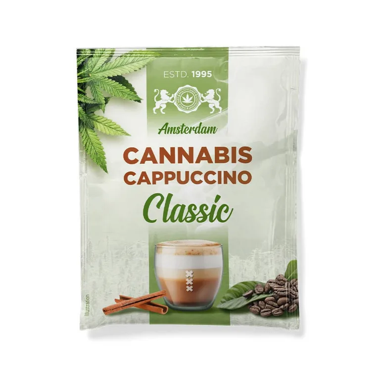 Multitrance Konopná káva Instantné cappuccino (10 x 14 g)