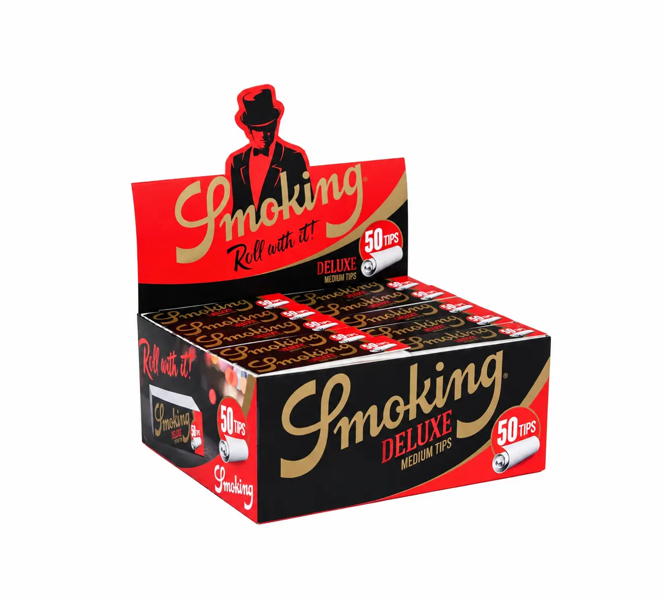 Smoking Deluxe filter-usnici srednje veličine, displej 50
