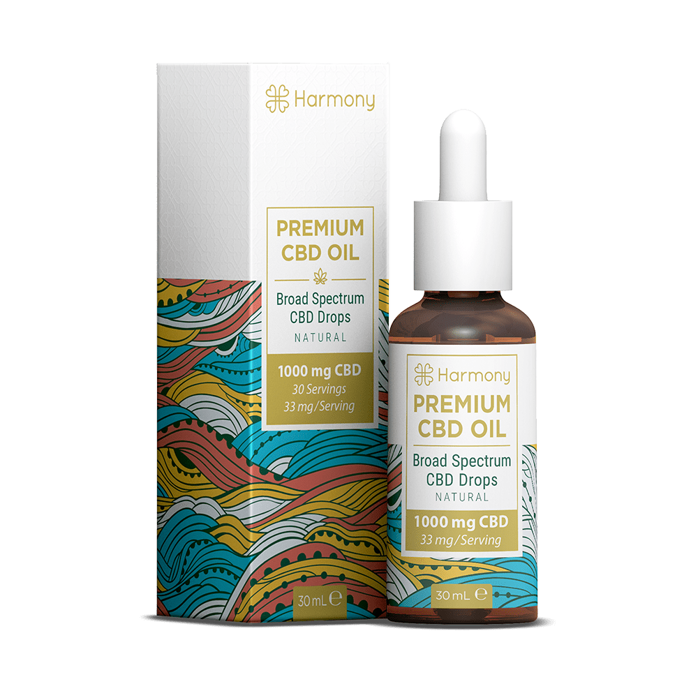 Harmony CBD-olie 3,33%, 1000 mg, 30 ml