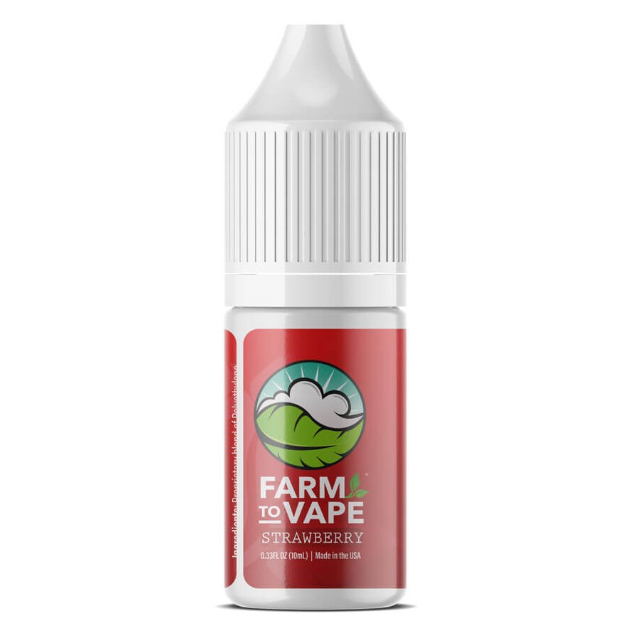 Farm to Vape vloeistof voor het oplossen van hars Aardbei, 10 ml
