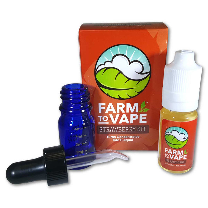 Farm to Vape - hars oplos kit, Aardbei, 10 ml
