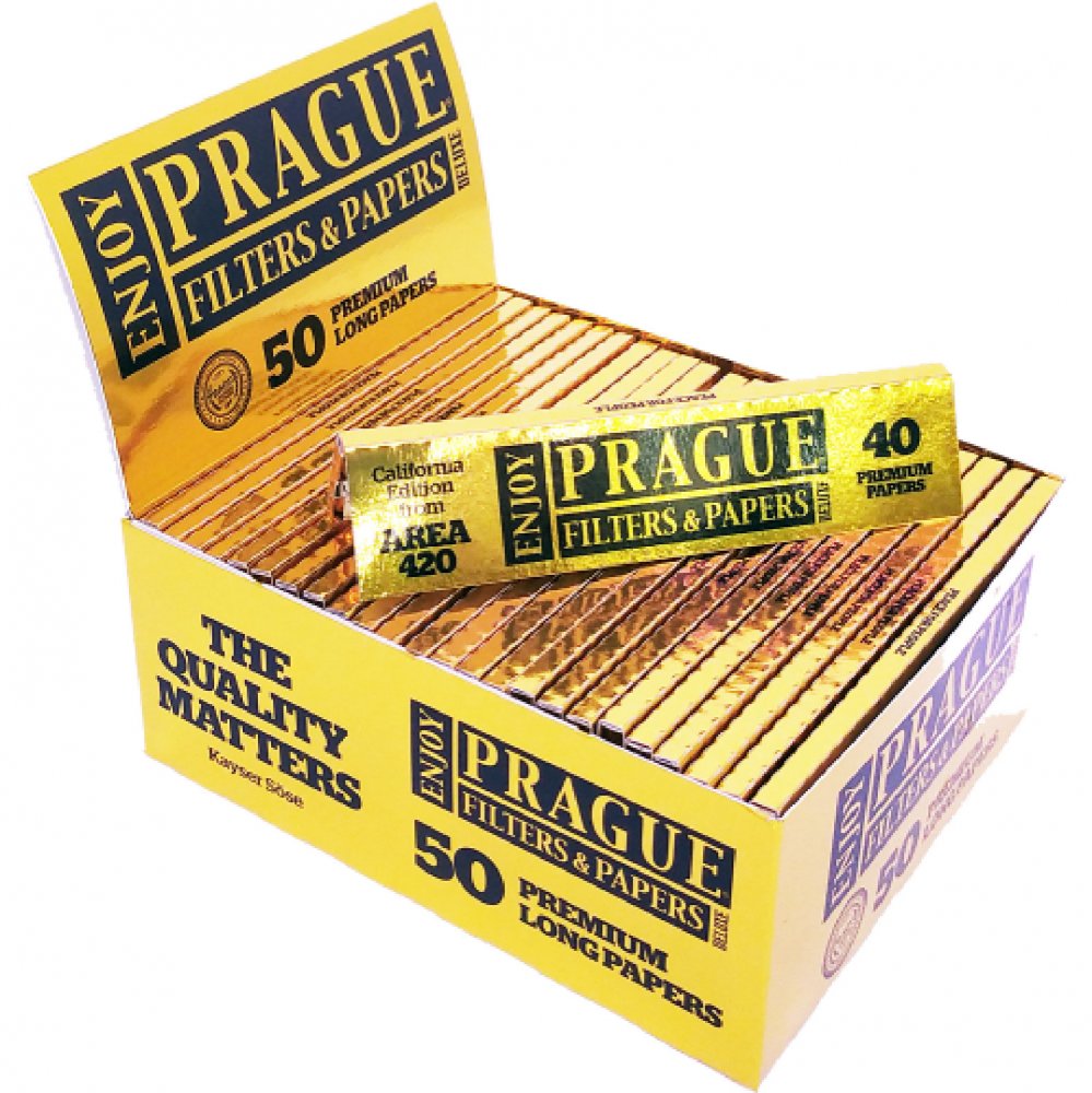 Prague Filters and Papers - King Size Lang Papieren - doos van 50 stuks
