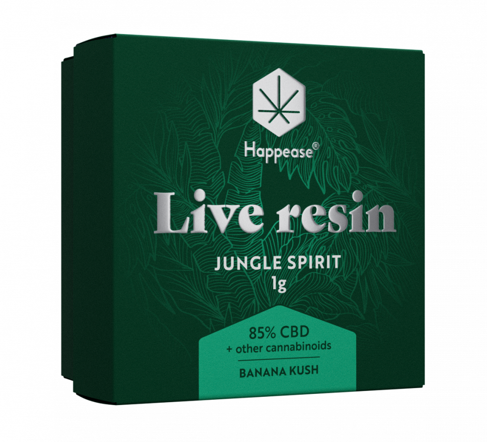 Happease - Extract Jungle geest Levende hars, 85% CBD, 1g