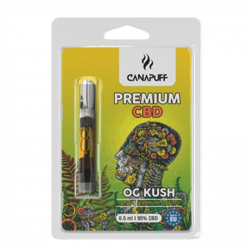 CanaPuff - OG Kush kartuša - CBD 95%, 0,5 ml