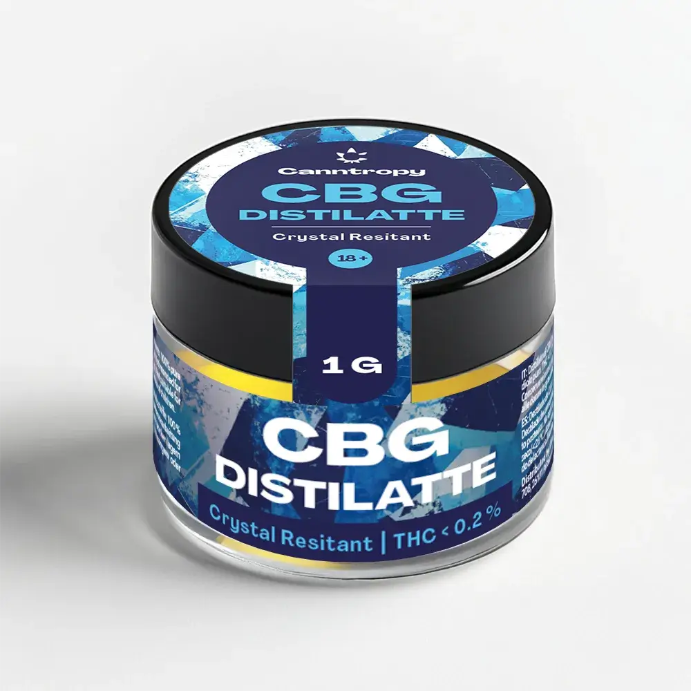 Canntropy CBG destilát odolný voči kryštálom, 1g