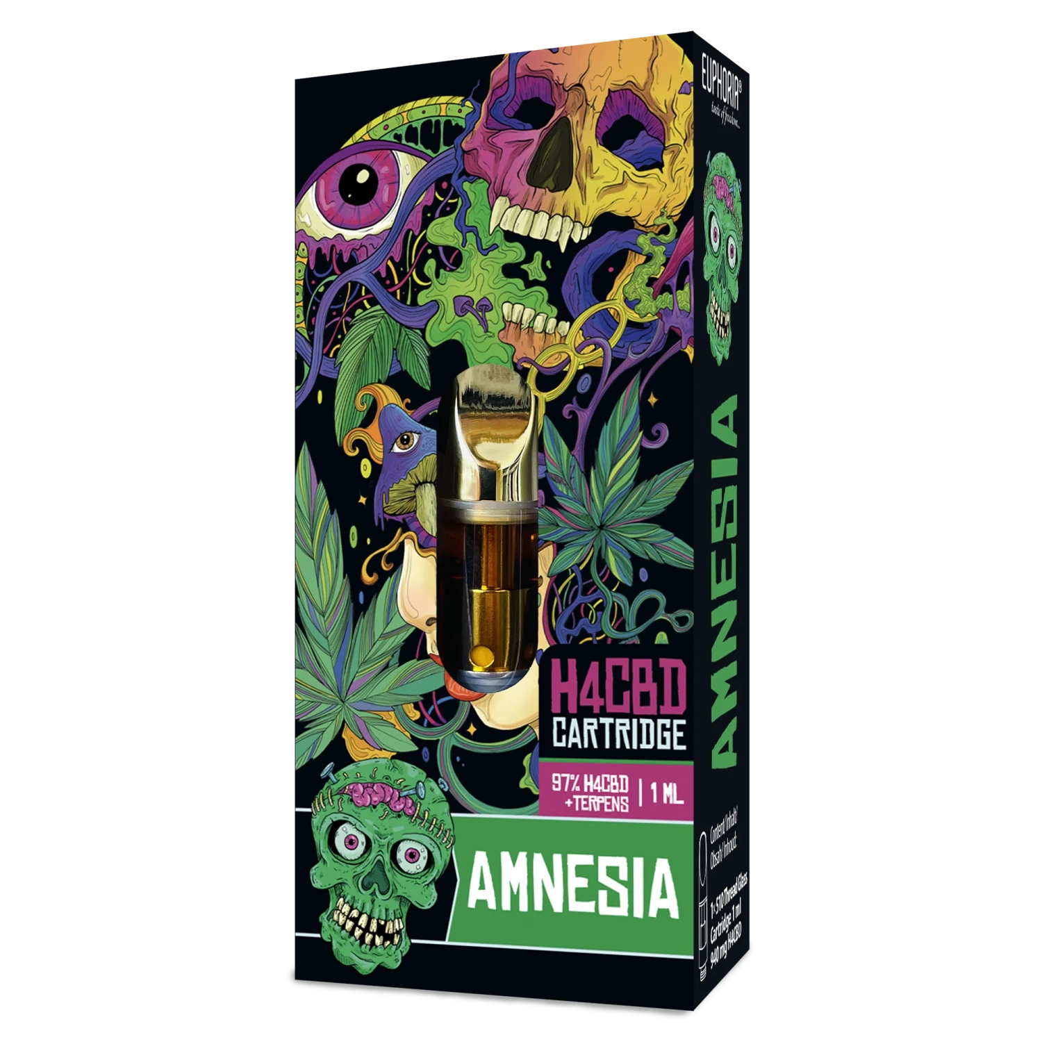 Euphoria H4CBD-patroon Amnezia, H4CBD 97%, 1 ml