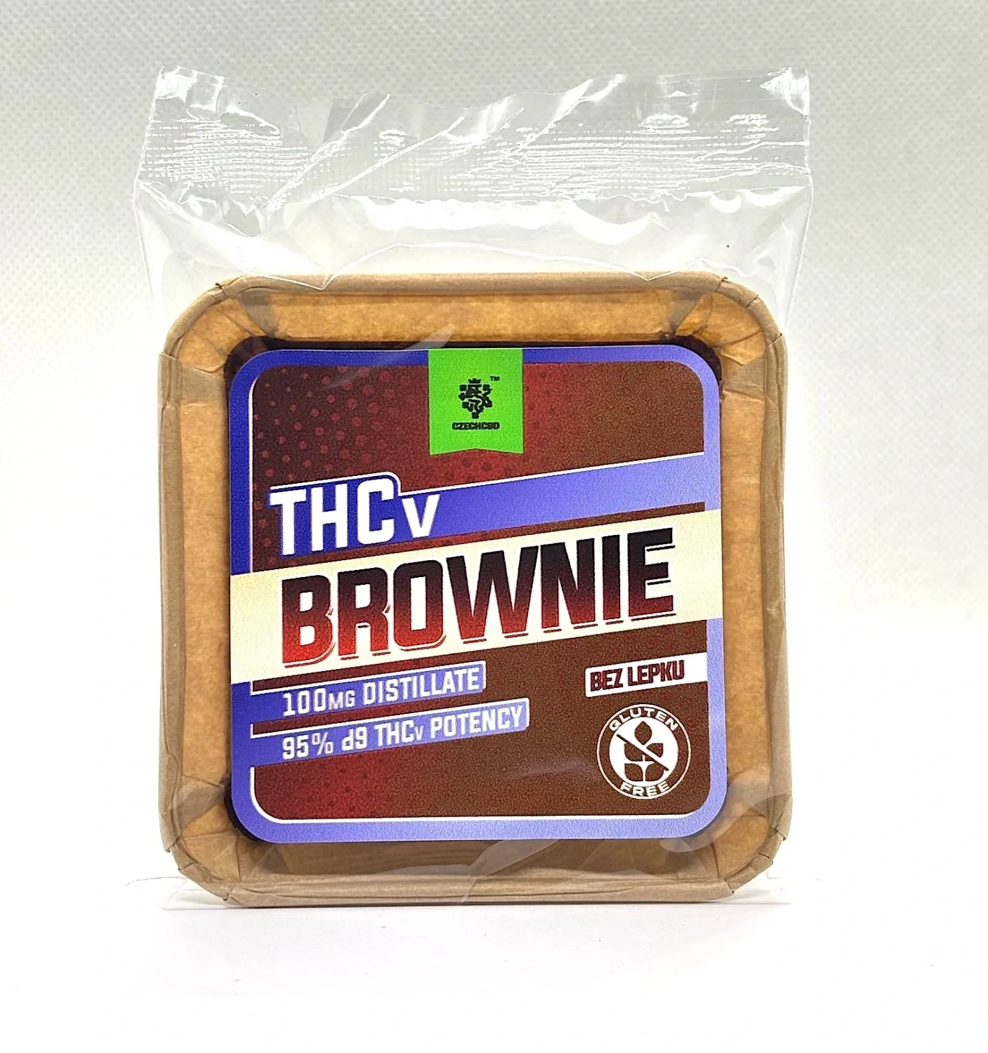 Czech CBD THCV Brownie - nelepivé, 100 mg THCV
