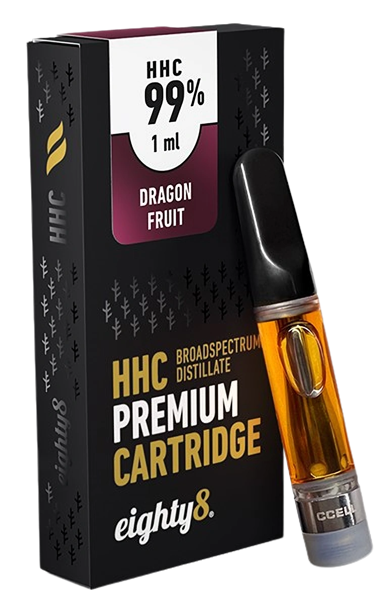 Eighty8 HHC-patroon Dragon Fruit - 99 % HHC, 1 ml