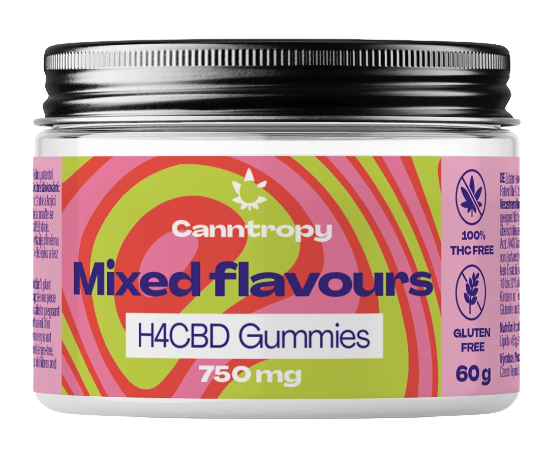 Canntropy H4CBD Fruchtgummis Geschmacksmix, 750 mg, 30 Stück x 25 mg, 60 g