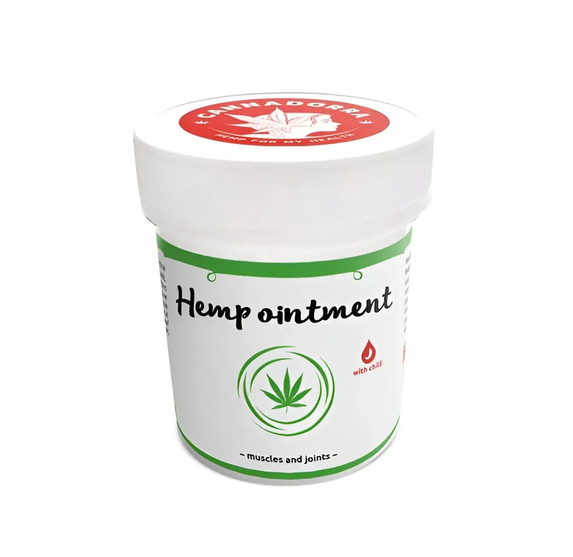 Cannadorra Konopná masť s chilli na svaly a kĺby, 100 ml