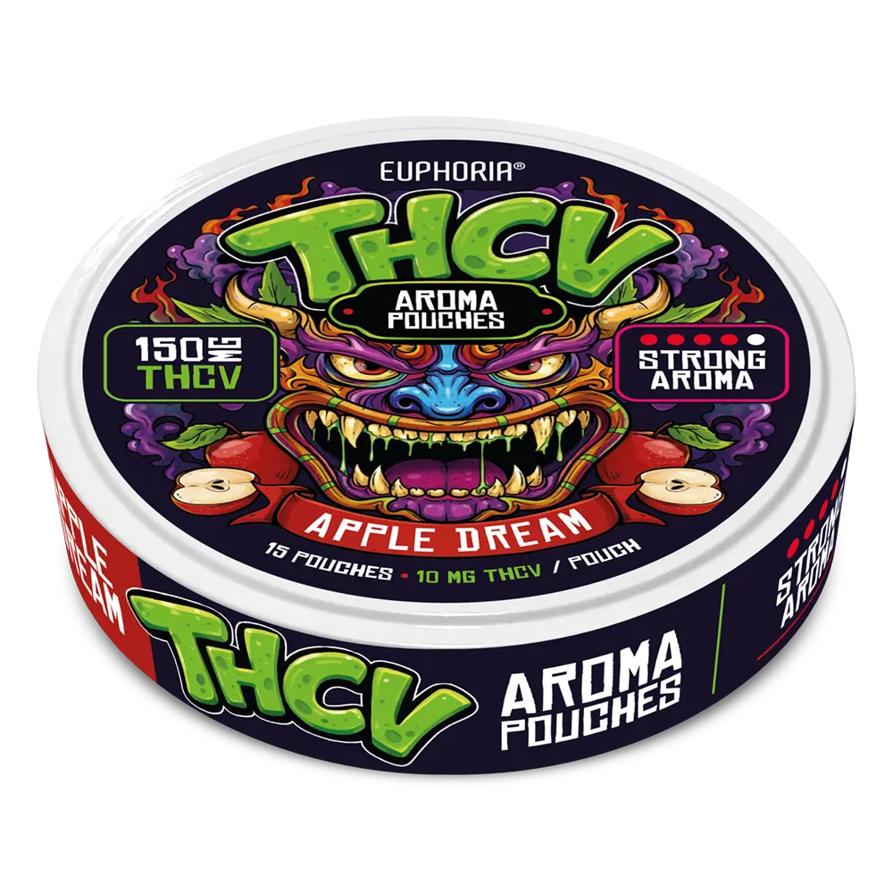 Euphoria THCV SNUS Apple Dream, THCV, 150 mg (15 x 10 mg)