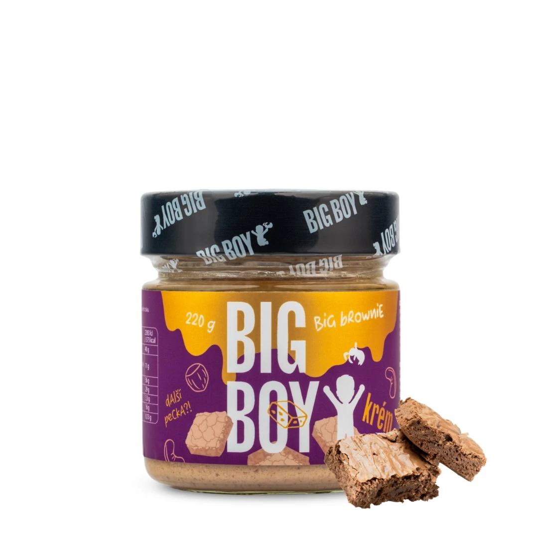 Big Boy Big Brownie krema od lješnjaka, indijskih oraščića i bijele čokolade 220g