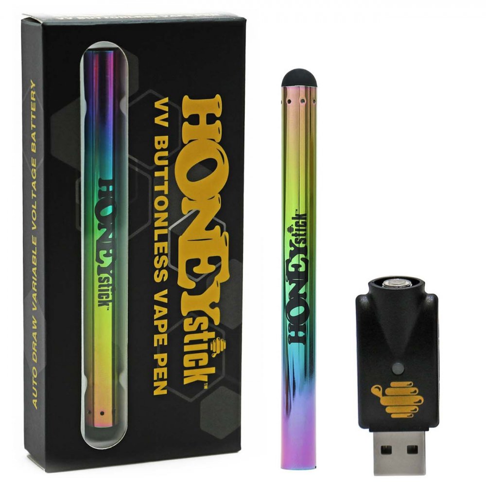 HONEYstick VV Buttonless 510 Vape Pen Batterij - Regenboog