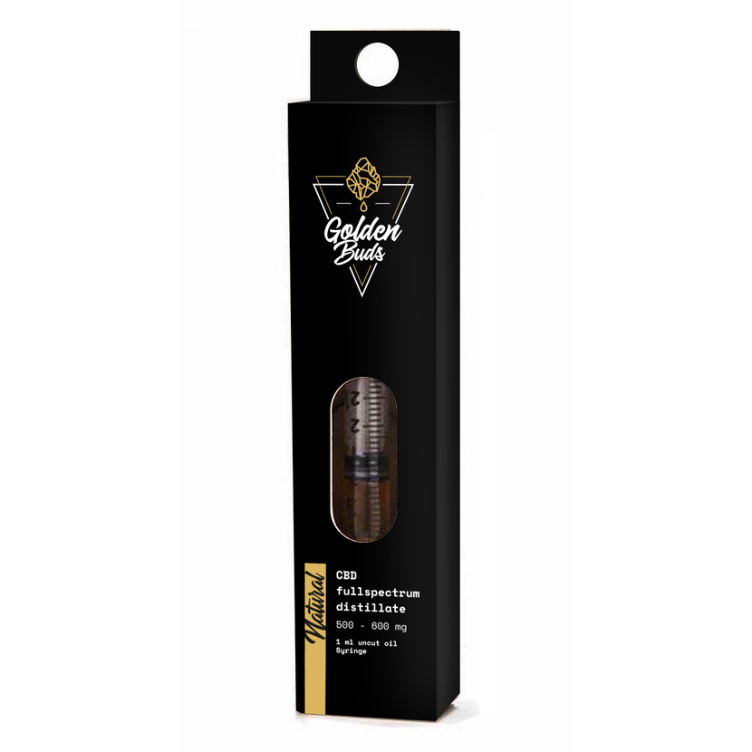 Golden Buds CBD Natuurlijk concentraat dispenser, 60 %, 1 ml, 600 mg