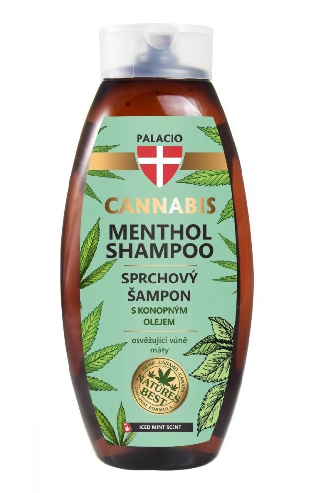 Palacio KONOPNÝ šampón Mentol, 500 ml