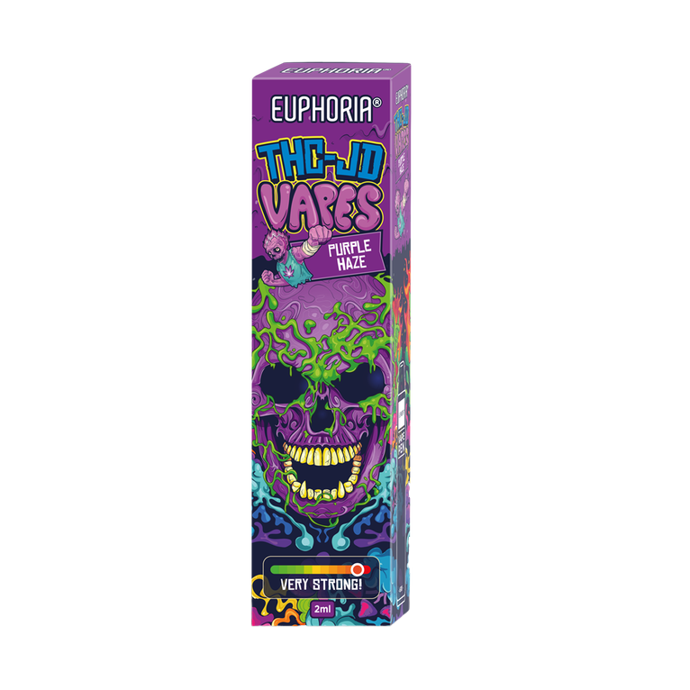 Euphoria THCJD Wegwerpvape-pen Purple Haze, 90% THCJD, 2 ml