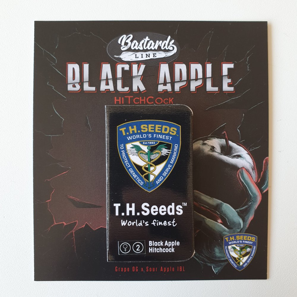 T.H.Seeds™ Konopné semená Bastards Line: Black Apple Hitchcock, rôzne balenia, feminizované 2 ks