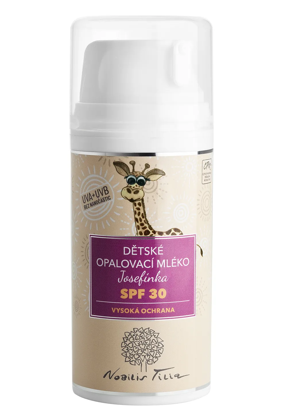 Nobilis Tilia Babyzonnebrandlotion Josephine SPF 30, 100 ml