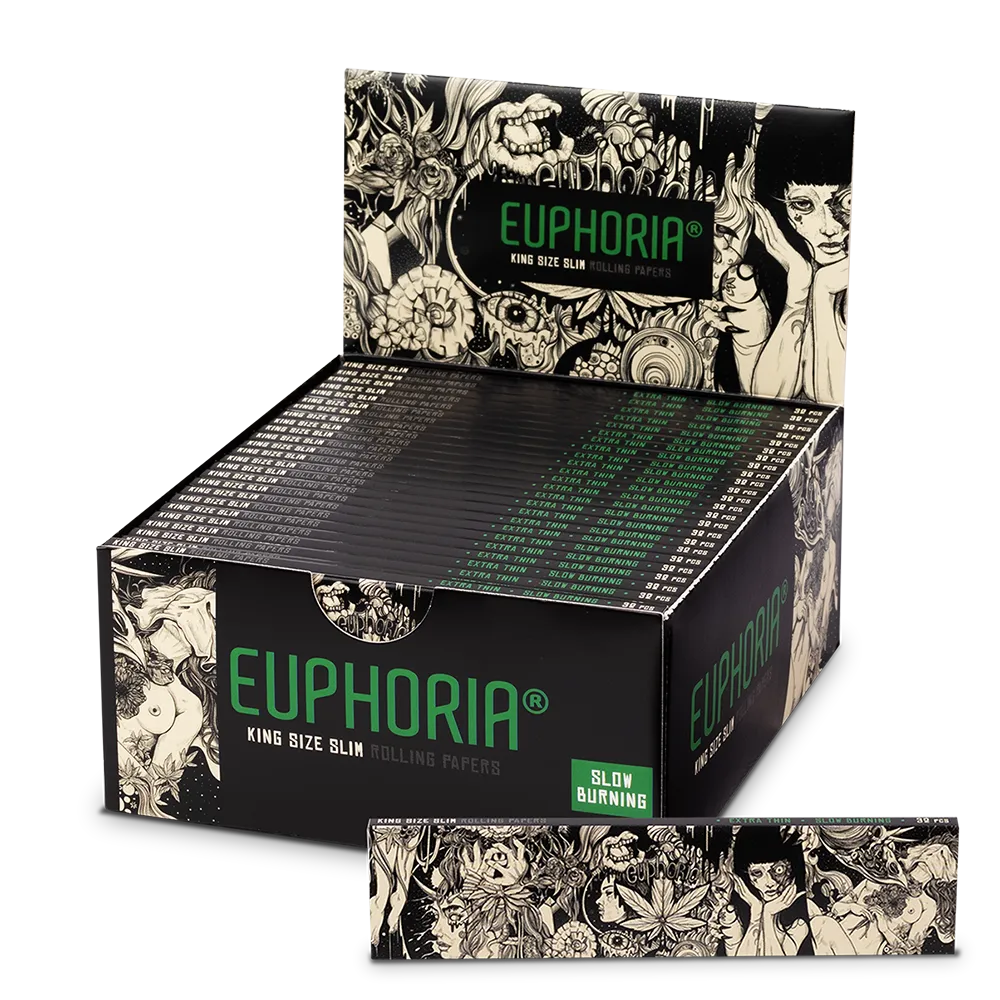 Euphoria Papieriky na balenie Kingsize Slim Mystical, 32 kusov