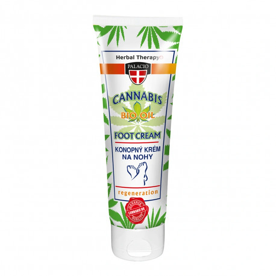 Palacio Konopný krém na nohy, 125 ml