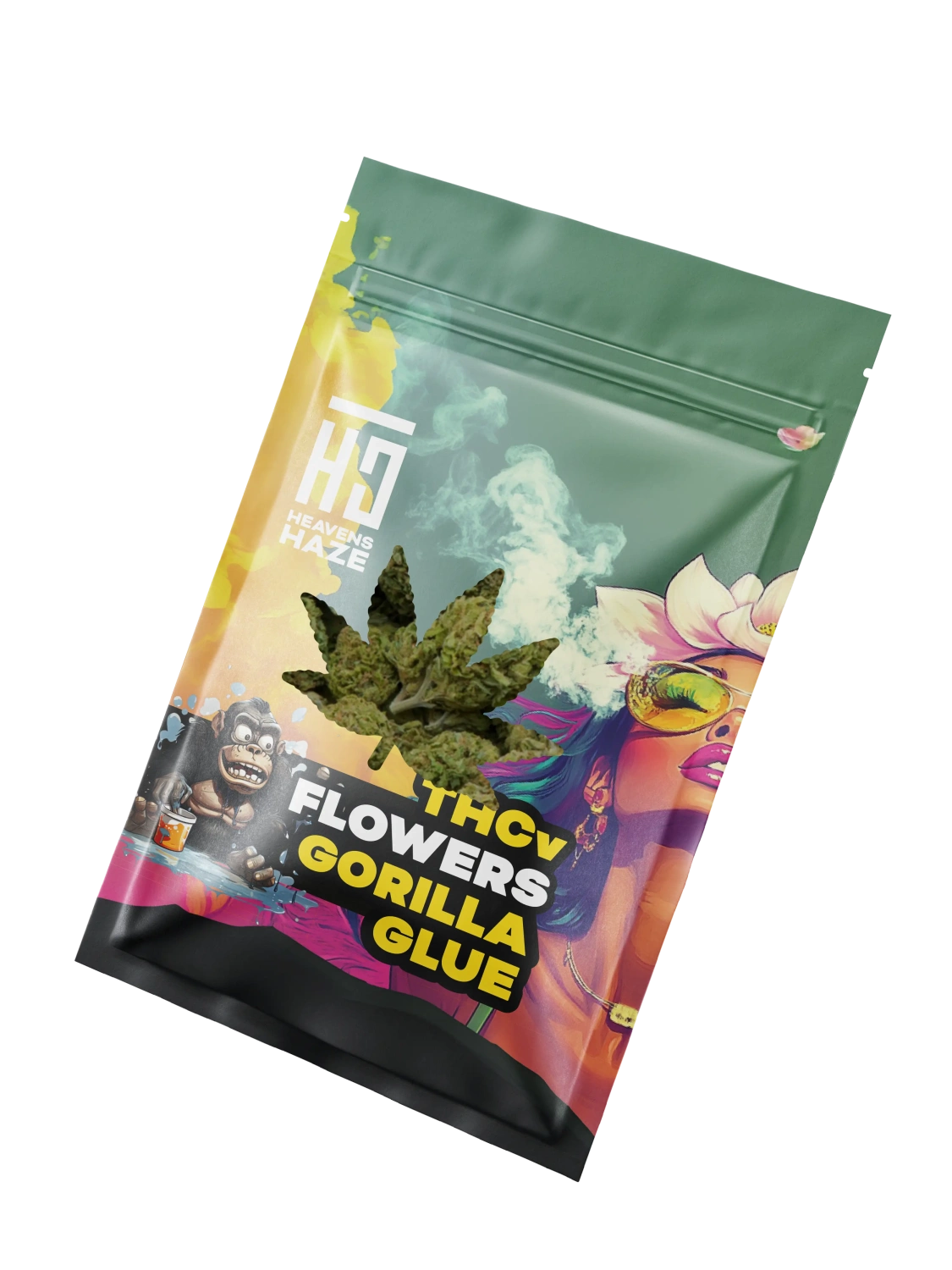 Heavens Haze THCV kvety Gorilla Glue, 1 g